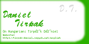 daniel tirpak business card